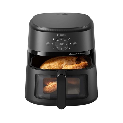 Freidora de aire 6,2L PHILIPS 2000 NA230/00, 13 programas, 1700W, pantalla táctil.