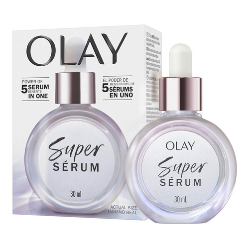 OLAY Super sérum facial hidratante, anti-edad e iluminador 30 ml.