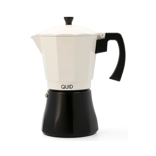 Cafetera de aluminio apto para inducción, 12 tazas, QUID.