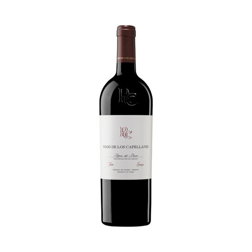 Vino tinto crianza añada 2020 con denominación de origen Ribera del Duero PAGO DE LOS CAPELLANES botella de 75 cl.