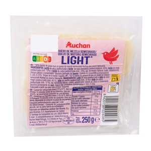 Auchan Queso Semicurado Light 250 G Producto Alcampo.