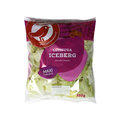 AUCHAN Ensalada Maxi Iceberg 350 g. Producto Alcampo