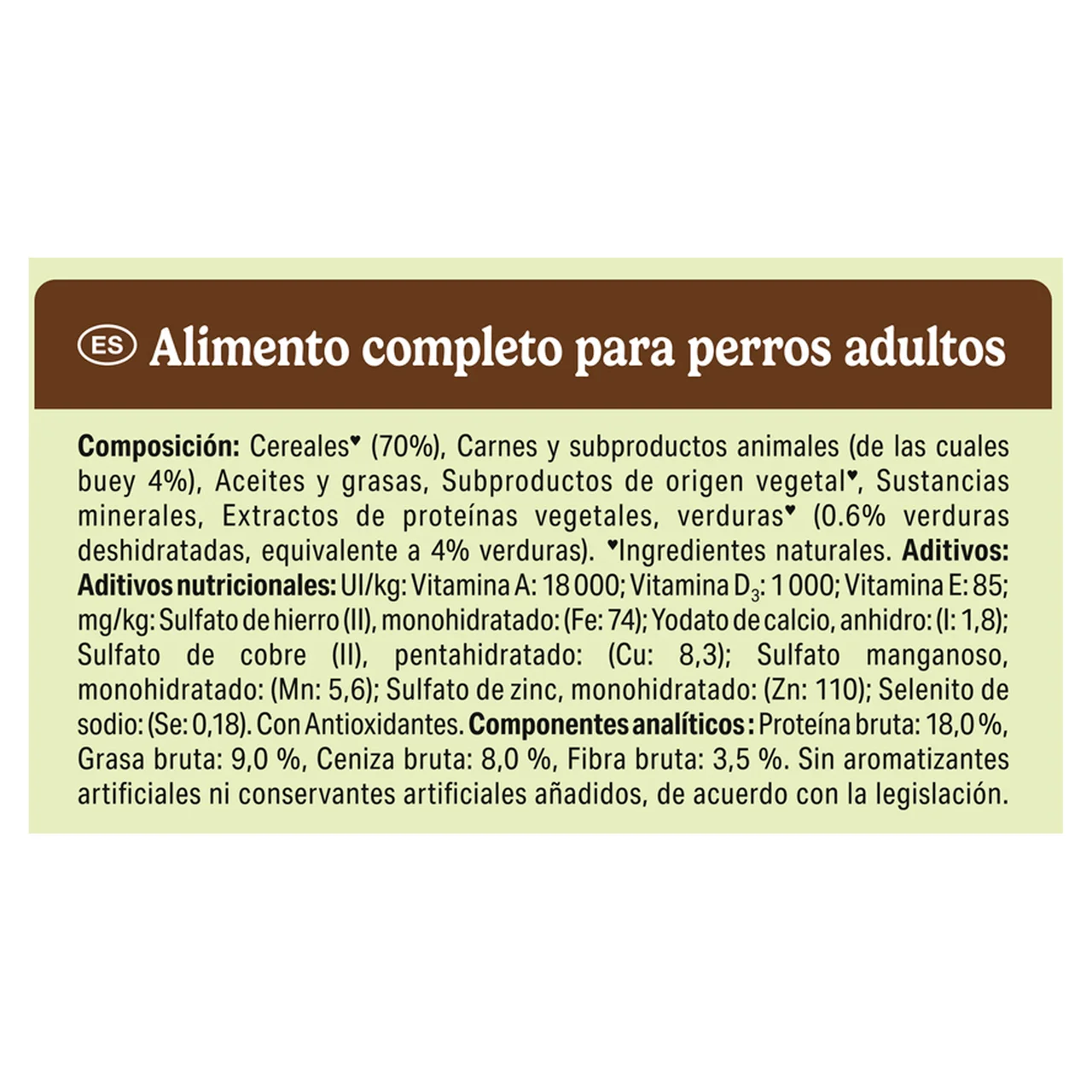 Comida para perros adultos a base de carne 3 kg