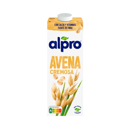 ALPRO Bebida de avena cremosa, 100% vegetal, sin azúcares añadidos 1 l.