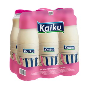 precios Kaiku Leche De Vaca Desnatada 6 X 1.5 L. en Alcampo