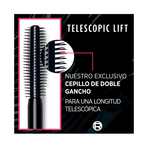 L´ORÉAL PARIS Telescopic lift Tono extra black Máscara de pestañas efecto longitud extrema.