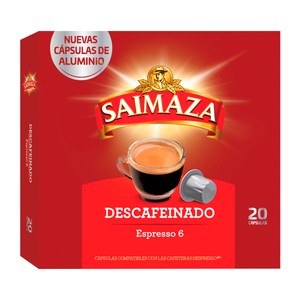 Café en cápsulas descafeinado I6, 20 uds.
