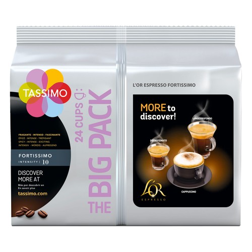 TASSIMO L"OR Espresso Fortíssimo Café en cápsulas I10, 24 uds.