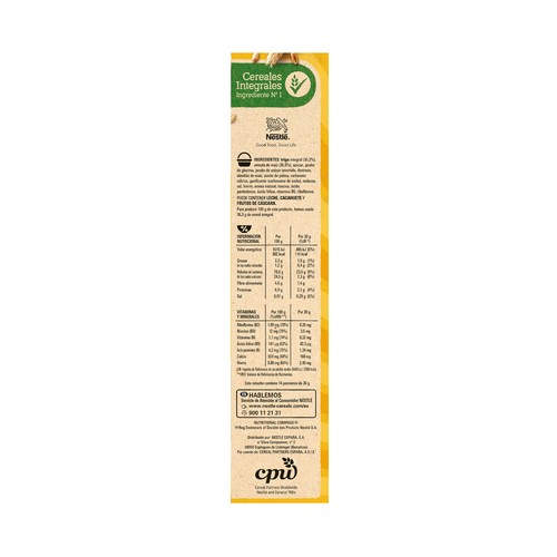 NESTLÉ Cereales de maíz y trigo tostados NESTLÉ GOLDEN GRAHAMS 420 gr,