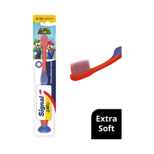 SIGNAL Junior Cepillo de dientes filamentos extra suaves, para niñ@s de 6 a 13 años.