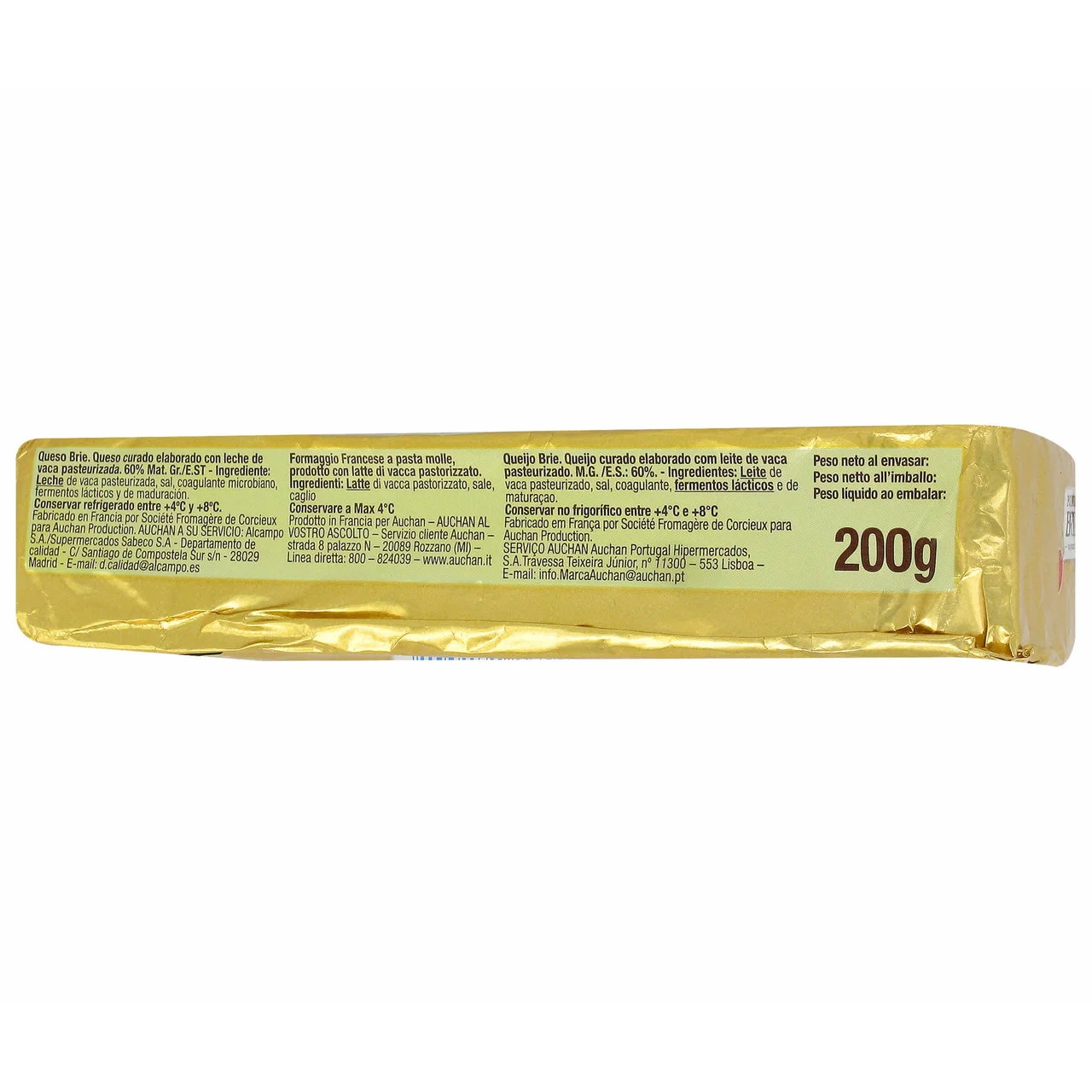 AUCHAN Queso brie 200 g. Producto Alcampo