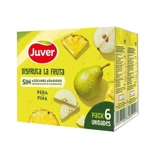 Zumo pera-piña DISFRUTA 6 uds. x 20 cl.
