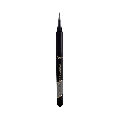 L´ORÉAL PARIS Perfect slim tono 02 gris Eyeliner líquido ultra preciso, resistente al agua y con acabado intenso.
