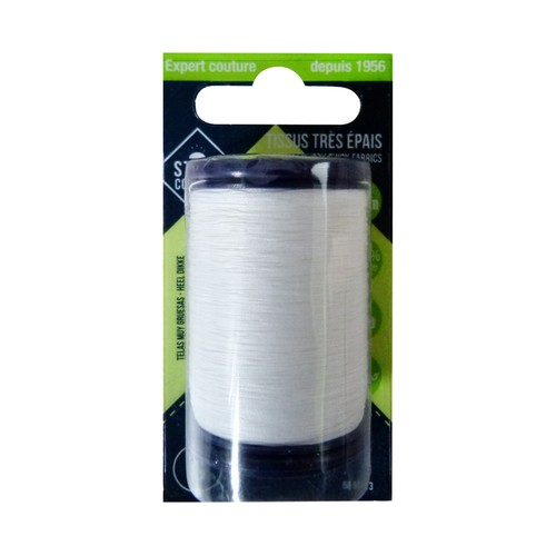 Hilo blanco 100% algodón, 300m., STYLE.