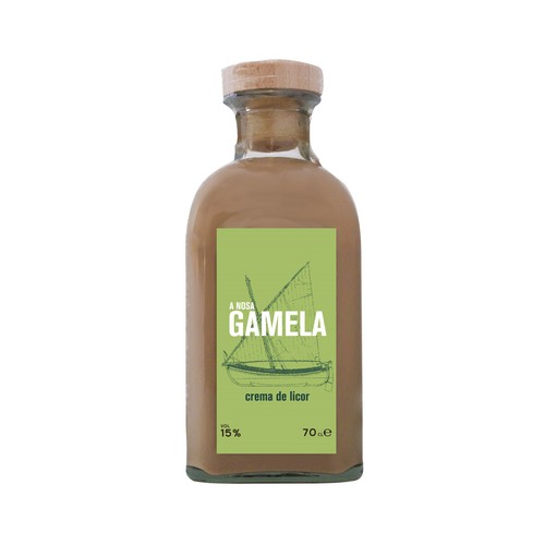 A NOSA GAMELA Crema de licor frasquera 70 cl.