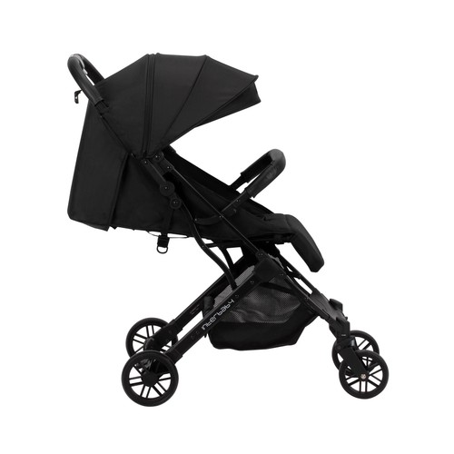 Silla de paseo para bebé hasta 15 kg, color negro, INTERBABY Minimum Space.