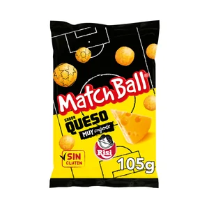 RISI Bolas de maíz muy crujientes con sabor a queso 105 g.