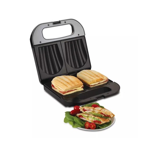 Sandwichera QILIVE Q.5994, 850W, capacidad para 2 sandwiches, placas antiadherentes y luz indicadora