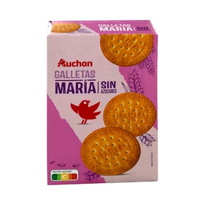 PRODUCTO ALCAMPO Galletas María sin azúcares añadidos y con edulcorantes 400 g.