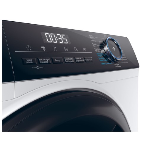 Lavadora HAIER HW80-BP14939-IB 8KG, clasificación energética: A, 1400RPM,H: 85cm, A: 60cm, F: 56cm.