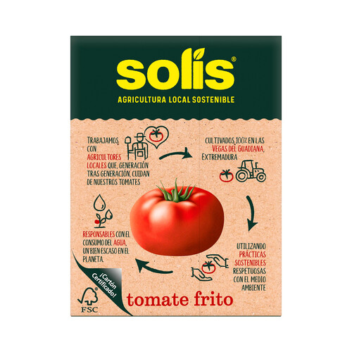 SOLÍS Tomate frito brik de 350 g.