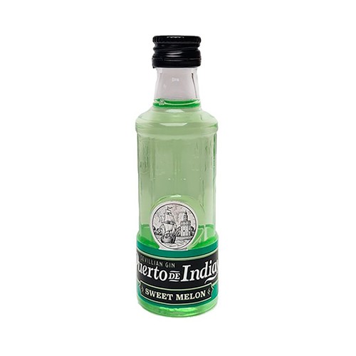 PUERTO DE INDIAS Sweet melon Ginebra con un toque de melón miniatura 5 cl.