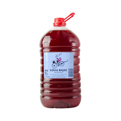 VIÑAS BAJAS Vino rosado de mesa garrafa 5 l.