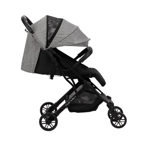 Silla de paseo para bebé hasta 15 kg, color gris, INTERBABY Minimum Space.