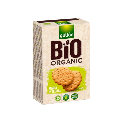 Galletas María integrales ecológicas GULLÓN BIO 400 g.