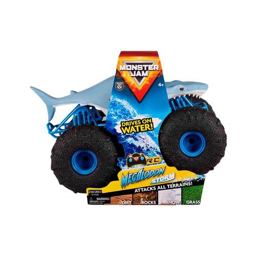 MONSTER Jam megalodon storm rc + 4 años.