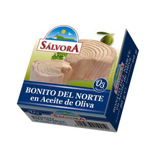 Imagen de SÁLVORA Bonito del norte en aceite de oliva lata 60 g.
