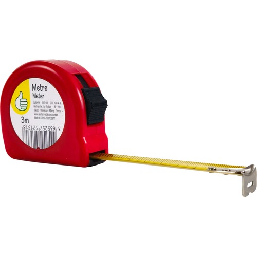 Cinta métrica de 3 metros AUCHAN.