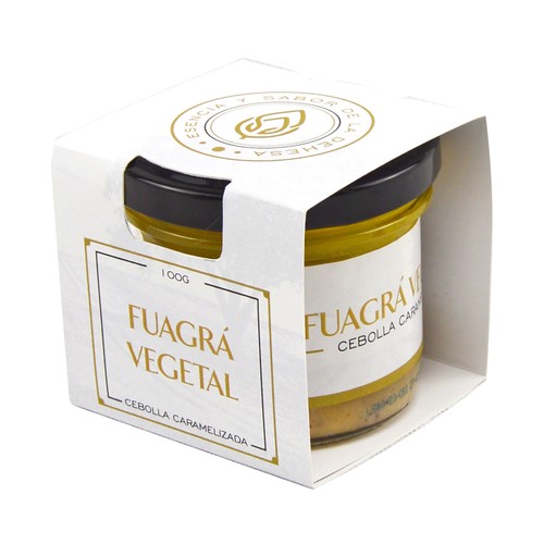 ESENCIA Y SABOR DE LA DEHESA Fuagrá vegetal con cebolla caramelizada 100 g.