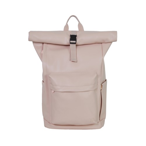 Mochila New Shape Rolltop color rosa. YOUNG'S ATTITUDE