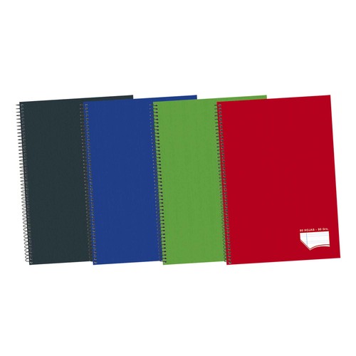 Cuaderno pautado 80 H 90 Gr Surtido 4 Colores ALCAMPO