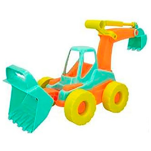 Excavadora de plástico 40cm, para playa, +18 meses. COLORBABY