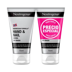 NEUTRÓGENA Crema reparadora de manos y uñas, fórmula noruega 2 x 75 ml.