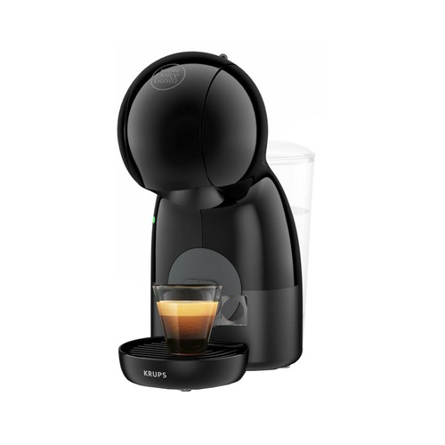 Cafetera de cápsulas DOLCE GUSTO Piccolo XS Krups KP1A3 negra, 15 bares, depósito 0.8L, austes altura.