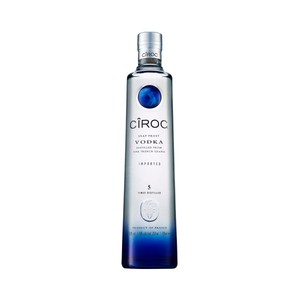 Imagen de CÎROC Vodka blanco premium francés con 5 destilaciones botella de 70 cl.