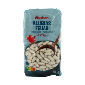 Imagen de PRODUCTO ALCAMPO Alubia blanca tipo riñón de categoria extra paquete de 500 g.