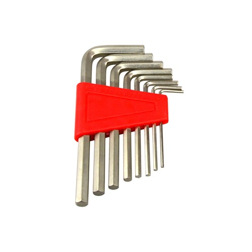 Juego de llaves de allen, 8 piezas, PRODUCTO ALCAMPO.