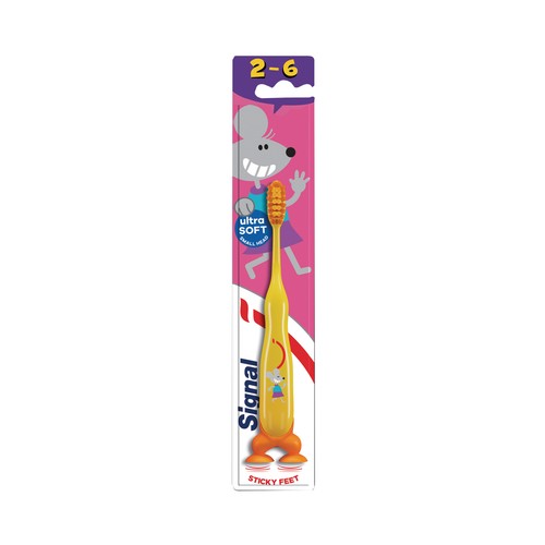 SIGNAL Cepillo de dientes infantil (2 a 6 años), con filamentos ultra suaves SIGNAL Kids.