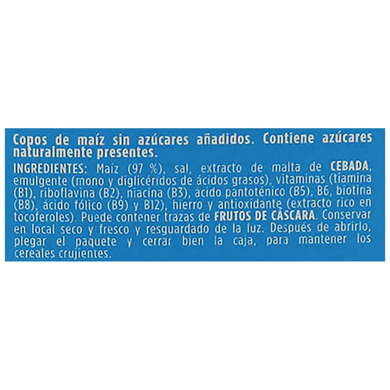 Cereales Corn Flakes Zero sin azúcares añadidos 375 g.