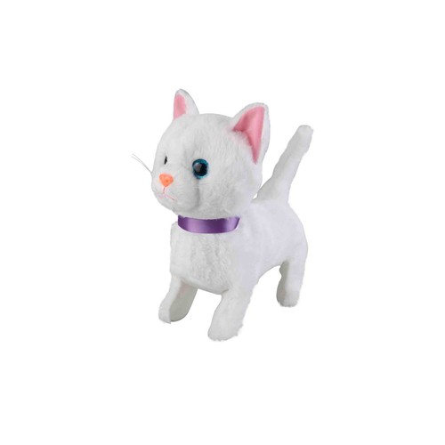 Gatito Andarin C/Son.Mueve La Cola y La Nariz 25Cm ONE TWO FUN ALCAMPO