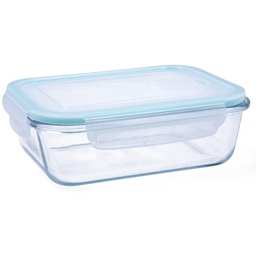 Hermético 104cl rectangular borosilicato con válvula ciclón. QUID