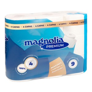 Imagen de MAGNOLIA Papel higiénico 9 rollos 4 capas