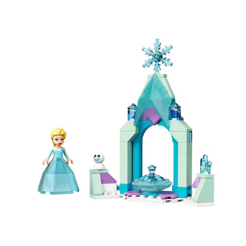 Patio del Castillo de Elsa con 53 piezas, LEGO DISNEY 43199.