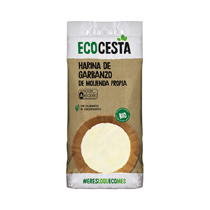 Imagen de ECOCESTA Harina de garbanzos ecológica, de molienda propia 500 g.