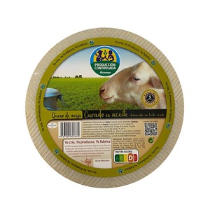 Imagen de ALCAMPO CULTIVAMOS LO BUENO Queso de oveja curado en aceite, leche cruda, - Tapeo 3 a 5 mm