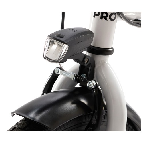 Bicicleta eléctrica plegable NILOX J1 Pro, color blanco, 250W, ruedas 20", autonomía 40Km.